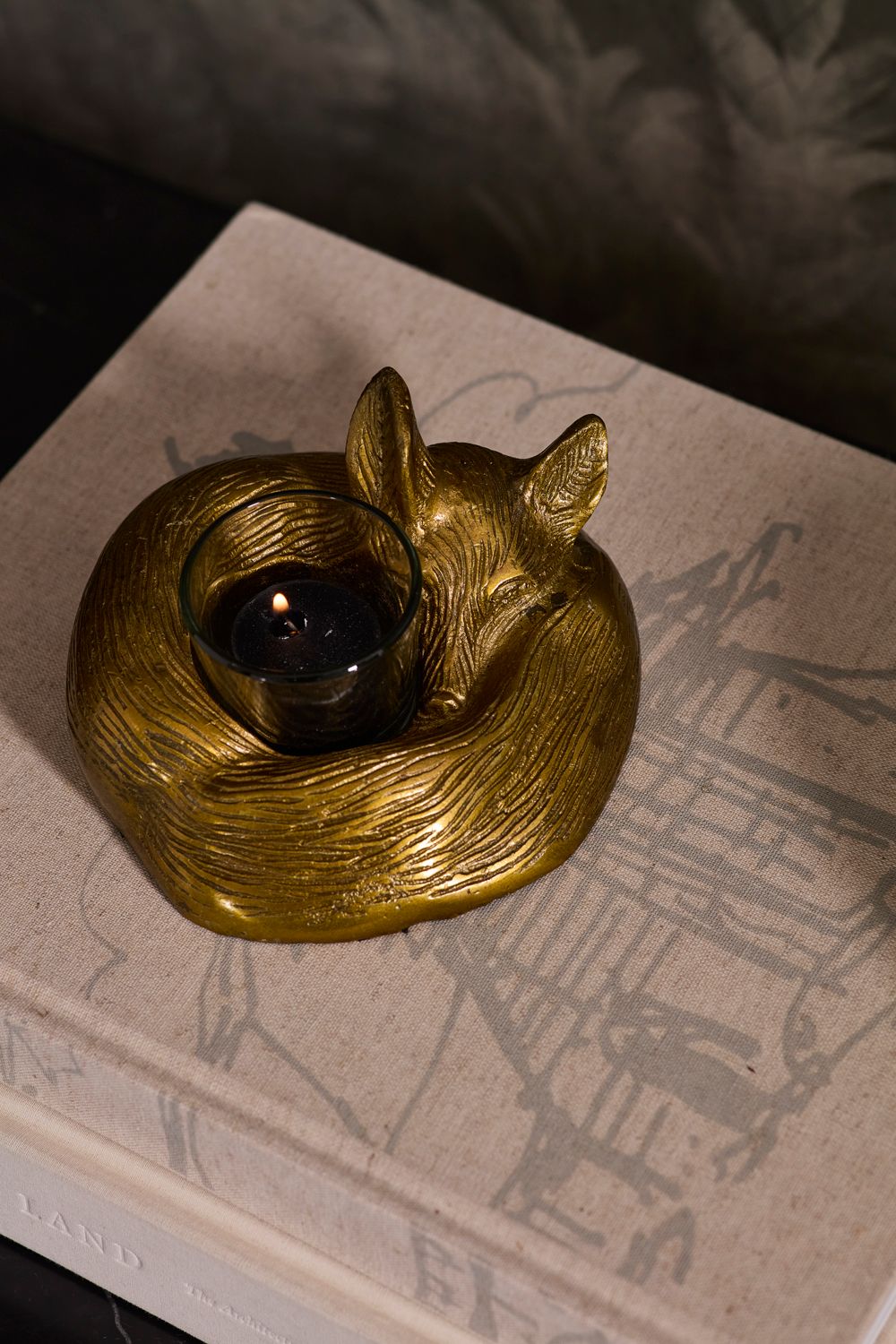 7" E+E SLEEPY ELOISE W TEALIGHT