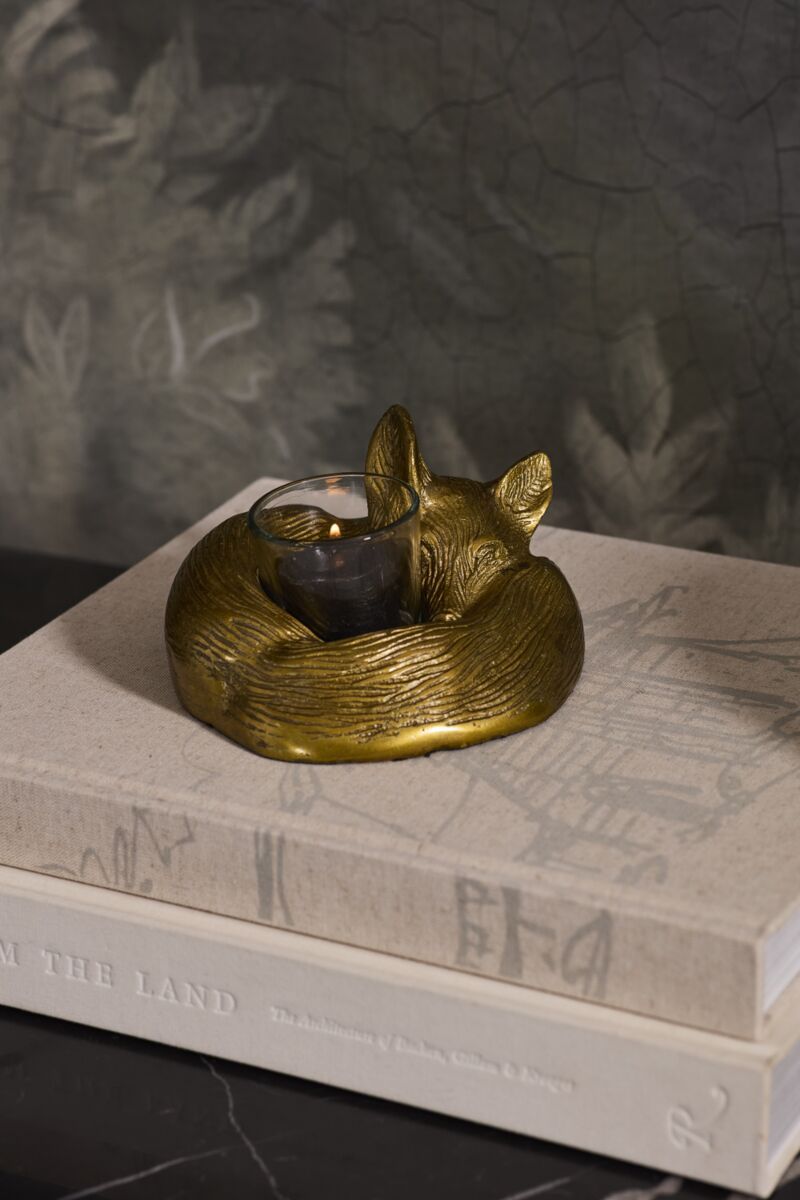 7" E+E SLEEPY ELOISE W TEALIGHT