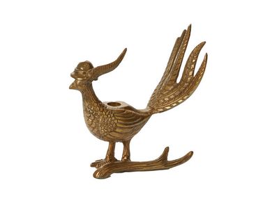 E+E Pheasant Candlestick Avery 8.25"x 4.25"x 8.25"