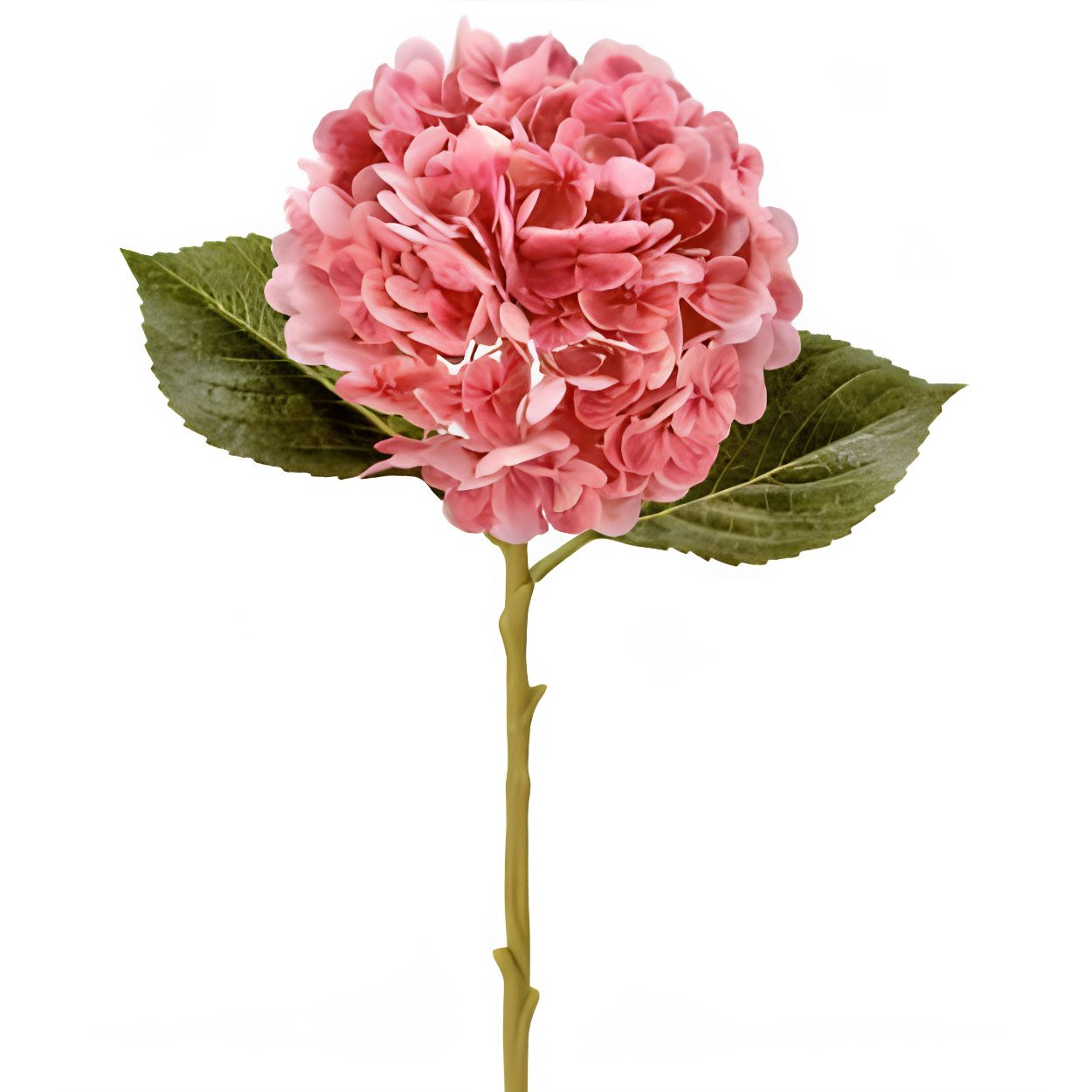* HOT PINK  REAL TOUCH HYDRANGEA 18.5"