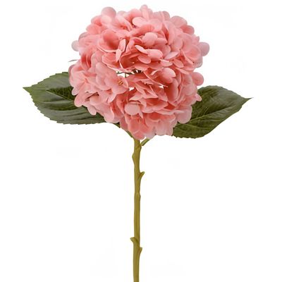 * PINK REAL TOUCH HYDRANGEA 18.5"