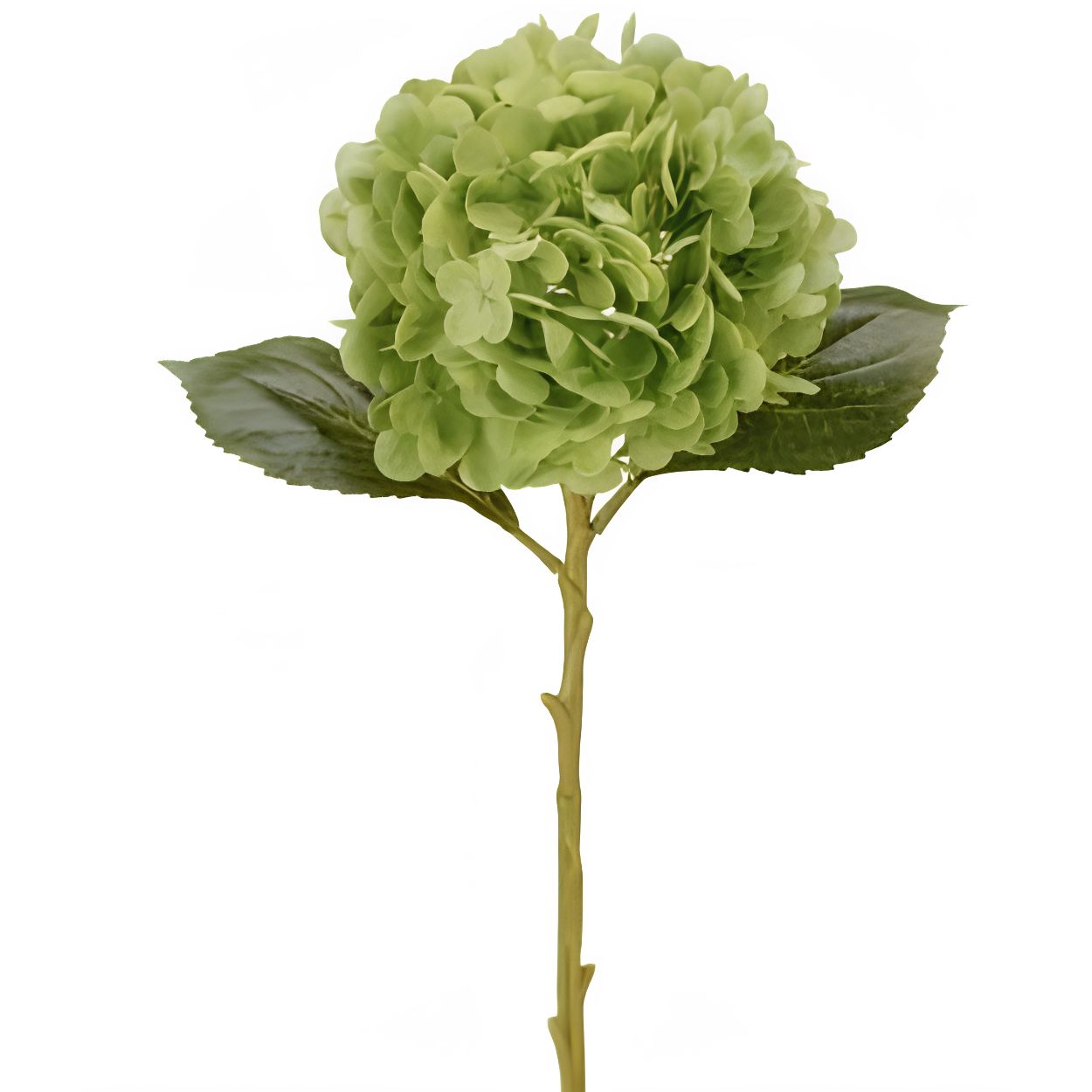 * GREEN REAL TOUCH HYDRANGEA 18.5"