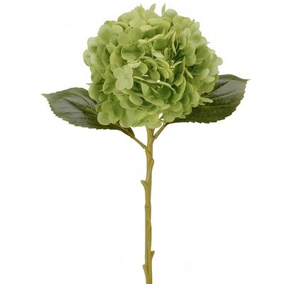 * GREEN REAL TOUCH HYDRANGEA 18.5"