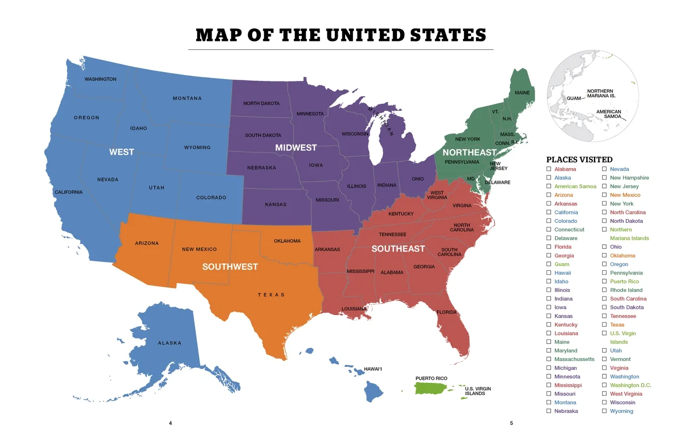 50 States 5000 Ideas Journal
