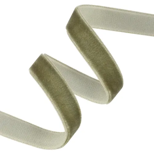 3/8" X10YD OLIVE GREEN  Velvet Ribbon