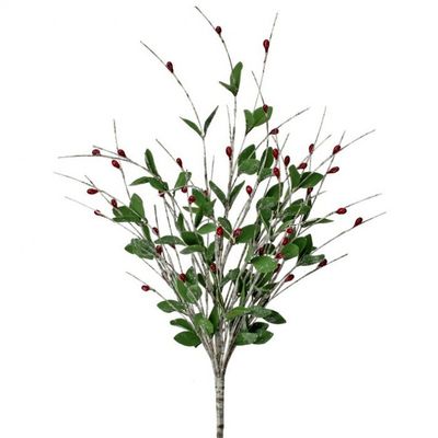 24in. BIRCH WRAPPED BERRY SPRAY