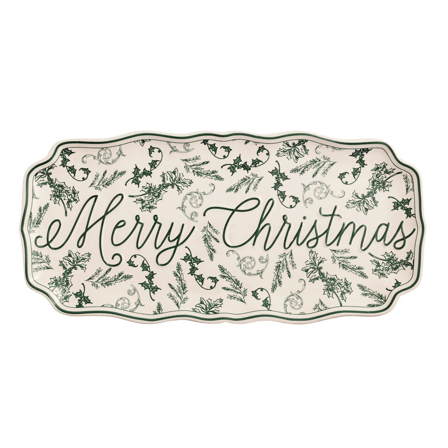 5"X14" GREEN TOILE TRAY
