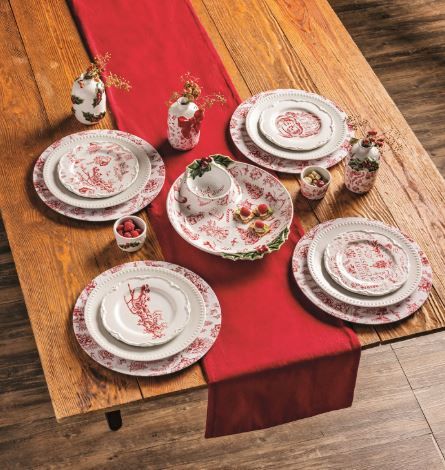 13" RED TOILE CHARGER