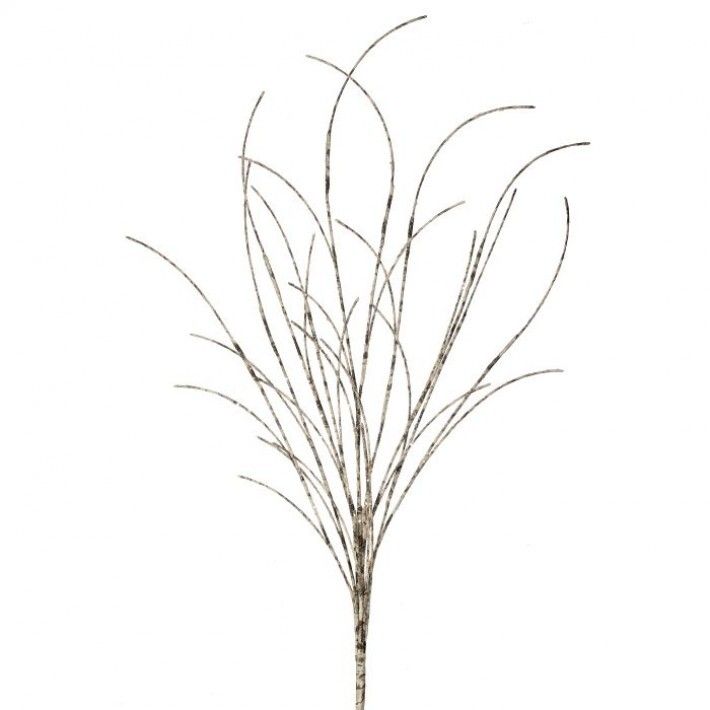 46in. ICED GLITTER BIRCH SPRAY