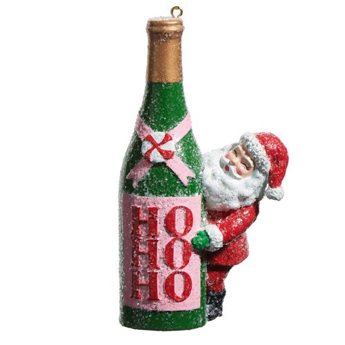* 4" Bottled Christmas Cheer Ornament