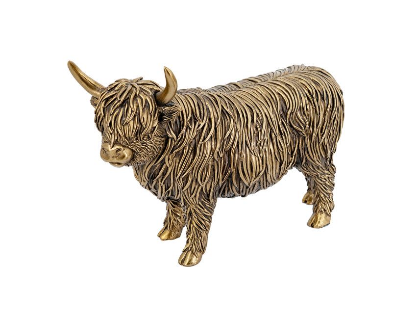 10X7 Highland Cow Statue
