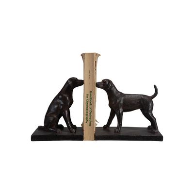 Set/2 Black Dog Bookends