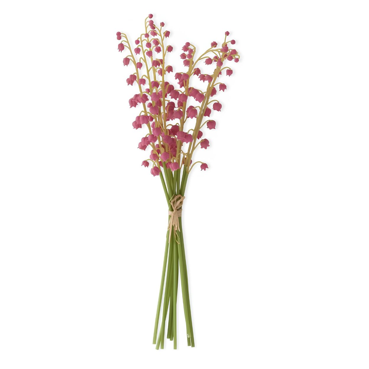 17" Mauve Real Touch Lily of The Valley Bundle