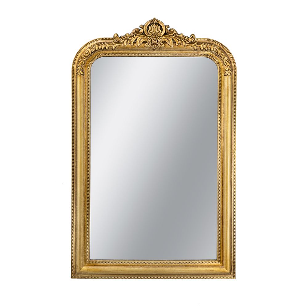 23.5x37.5" Decorative Arched Wall Mirror