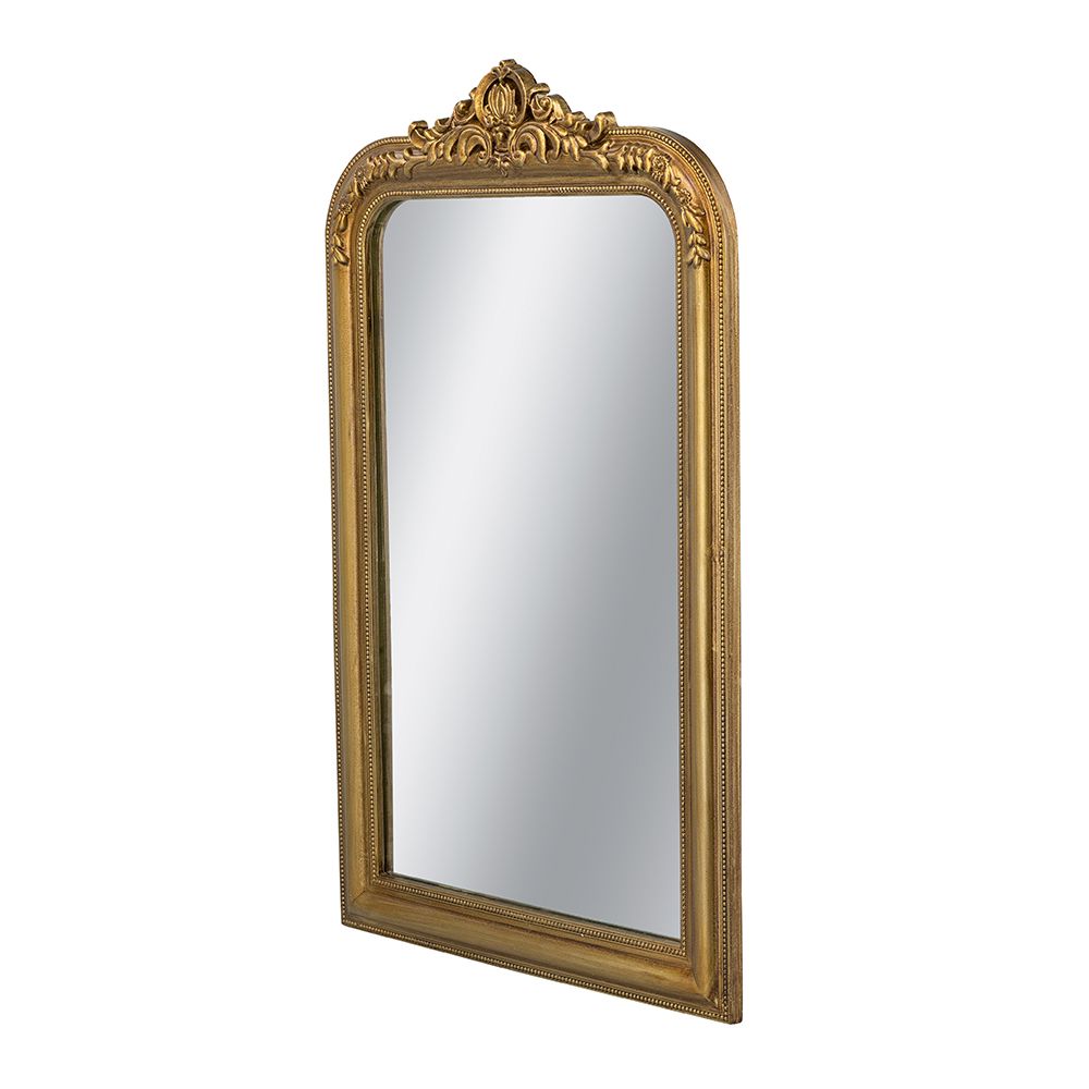 23.5x37.5" Decorative Arched Wall Mirror