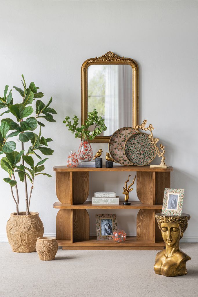 23.5x37.5" Decorative Arched Wall Mirror