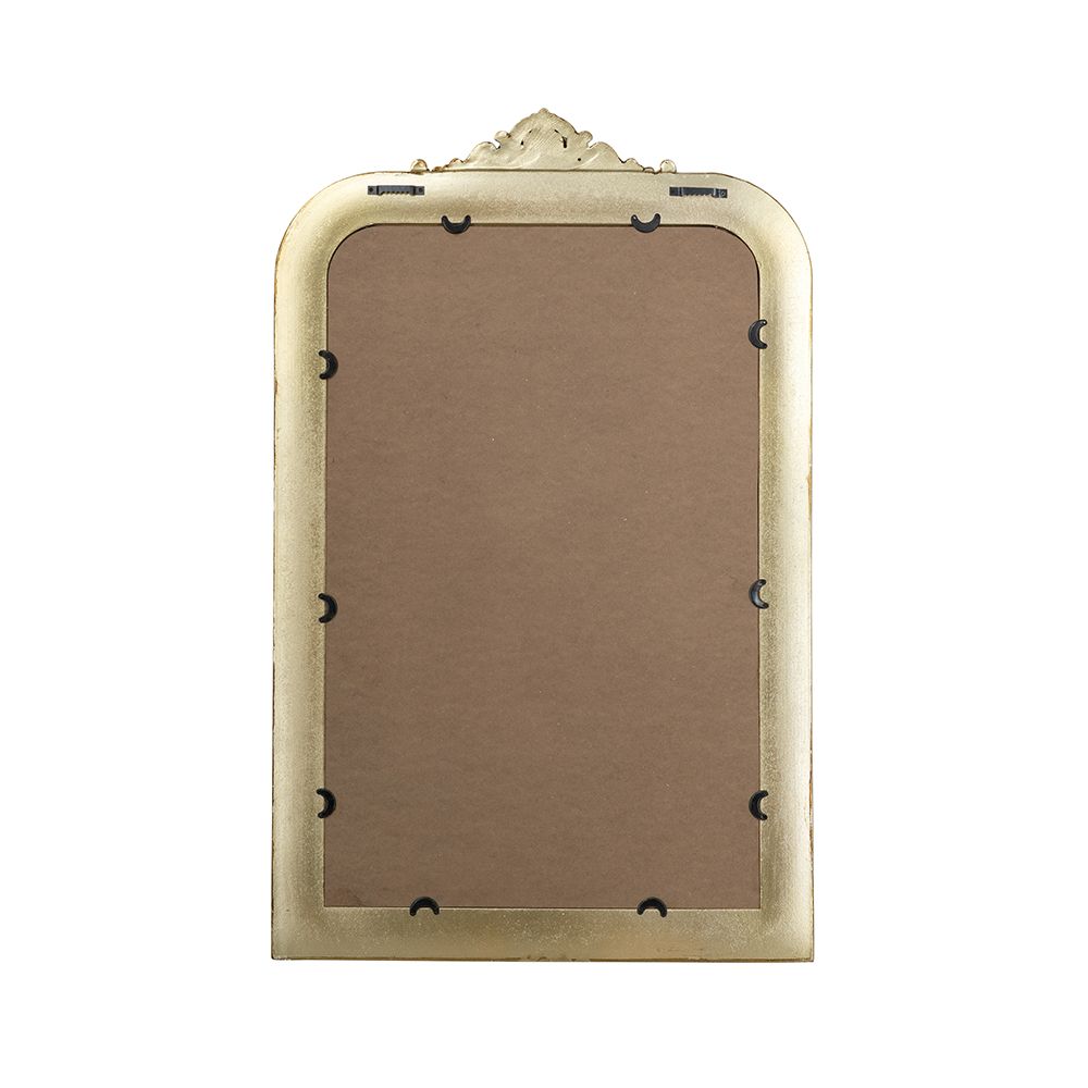 23.5x37.5" Decorative Arched Wall Mirror