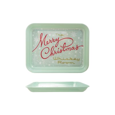 Melamine Tray with Snowflakes