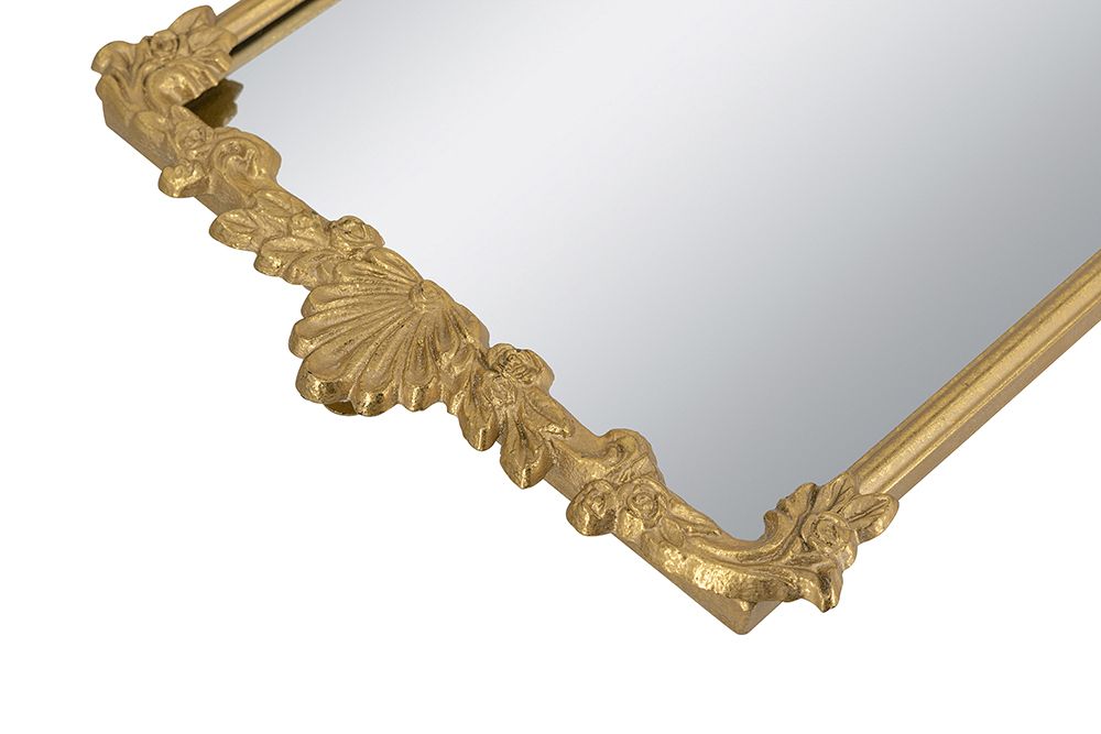 24x12" Mirror Tray w/ Gold Frame