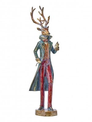 23" GENTLEMEN DEER RED PANTS LONG COAT