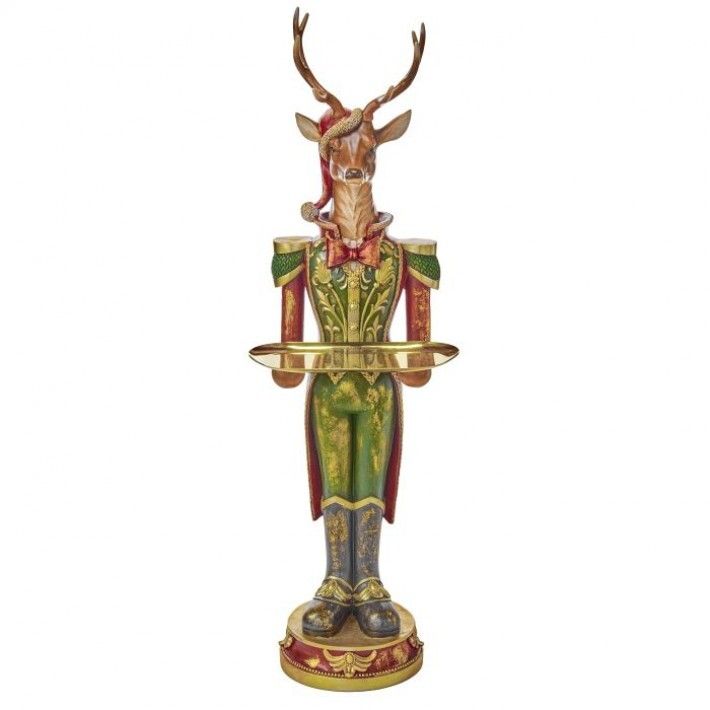 38" GENTLEMAN DEER W/TRAY