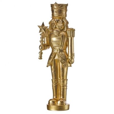 23.5" GOLD GILDED NUTCRACKER