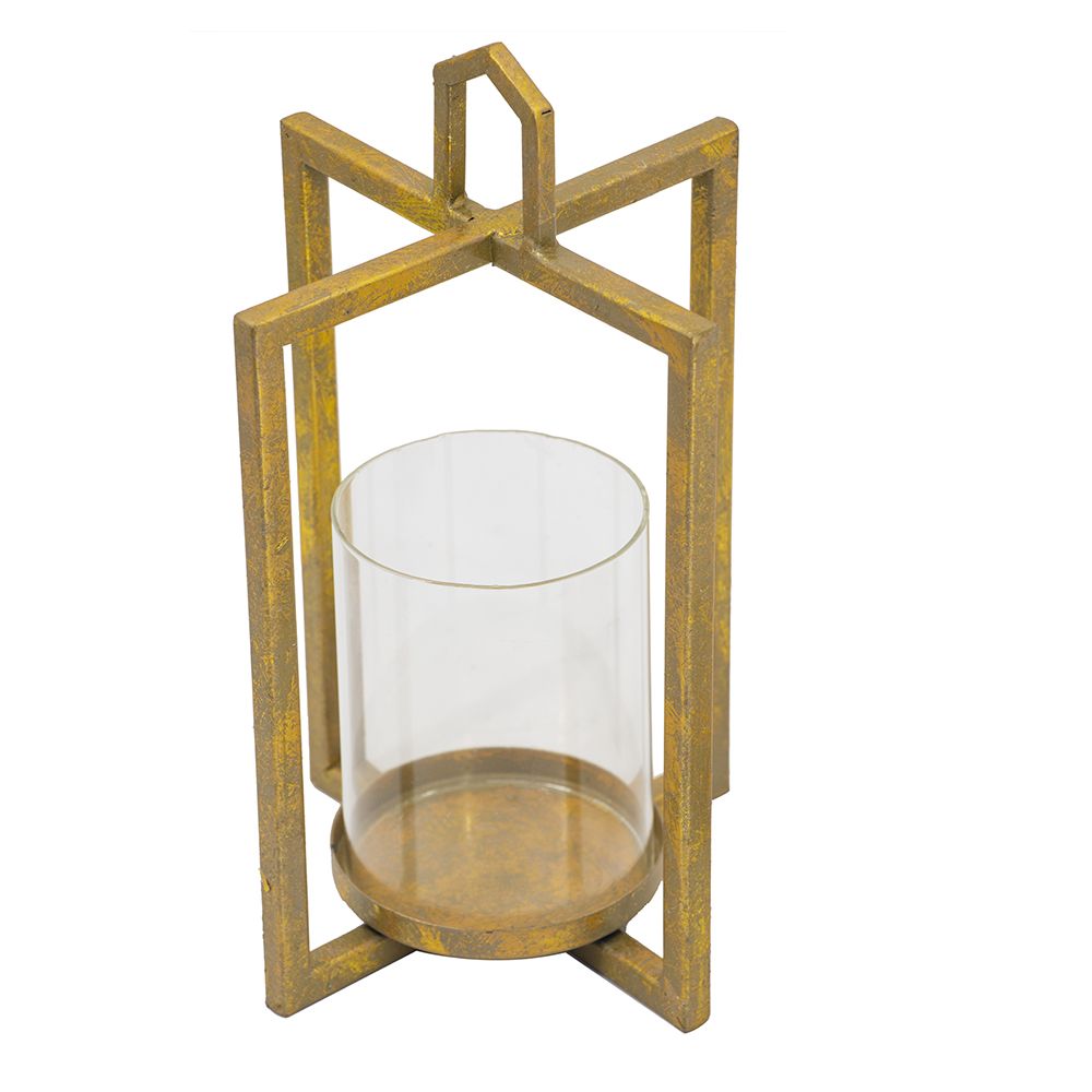 SET OF 3 Open Face Gold Lantern