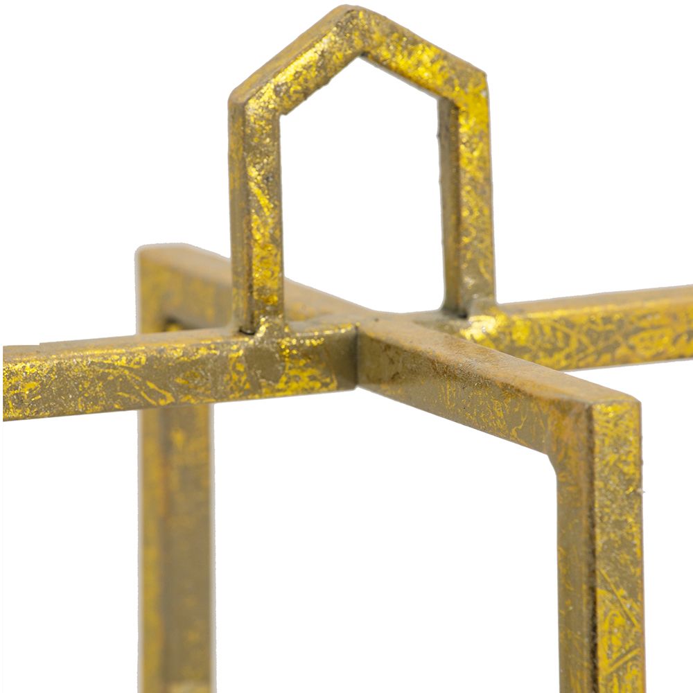 SET OF 3 Open Face Gold Lantern