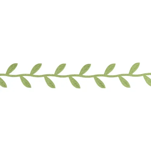 1"X10YD VINE W LEAVES RIBBON - Non Wired