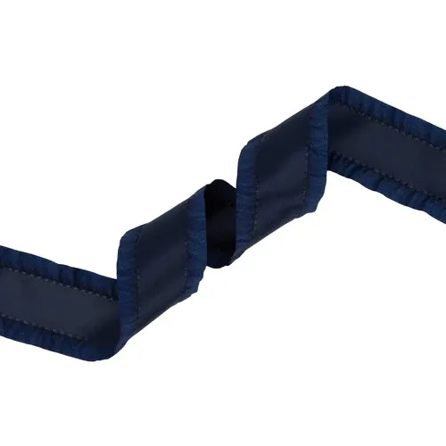 1-1/2" Ruffle Ribbon | Navy | 10 Yard Roll - Non Wired
