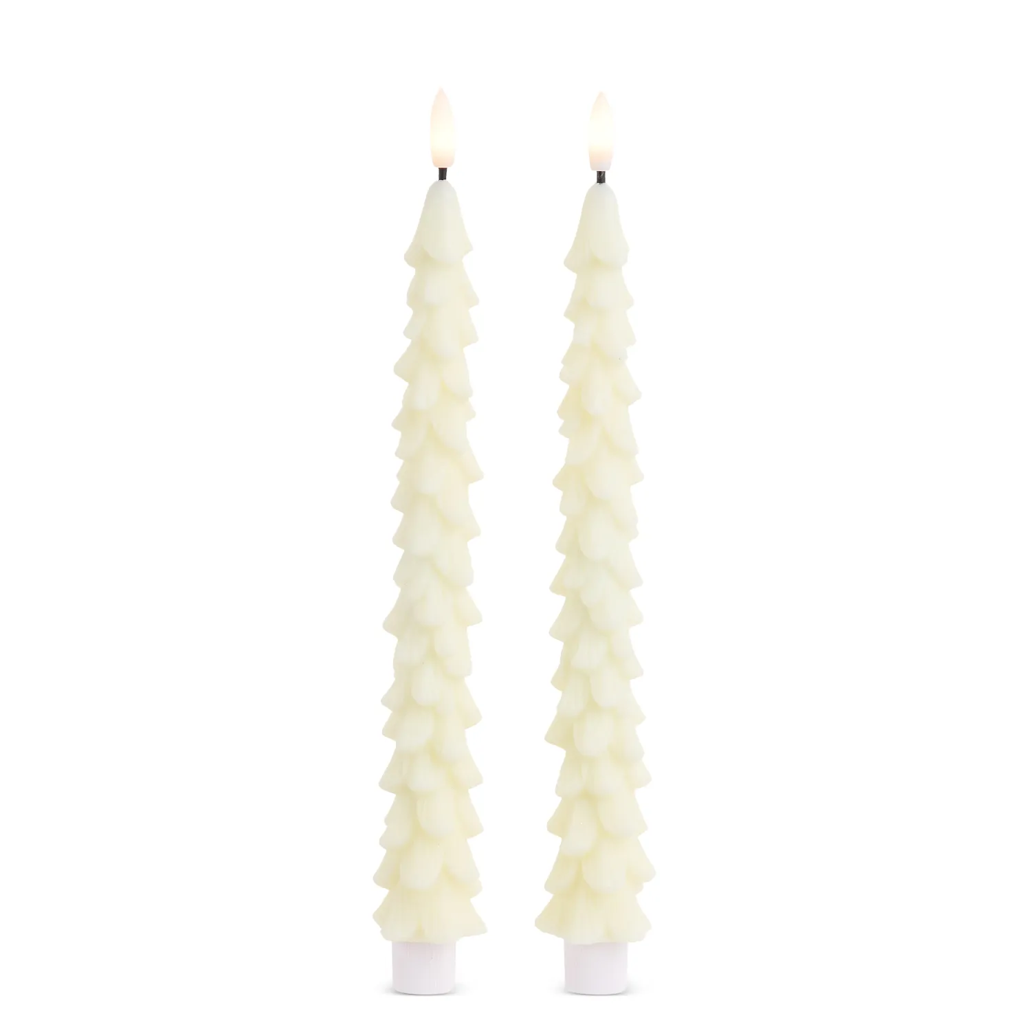10.5" Ivory Tree Taper Candles
