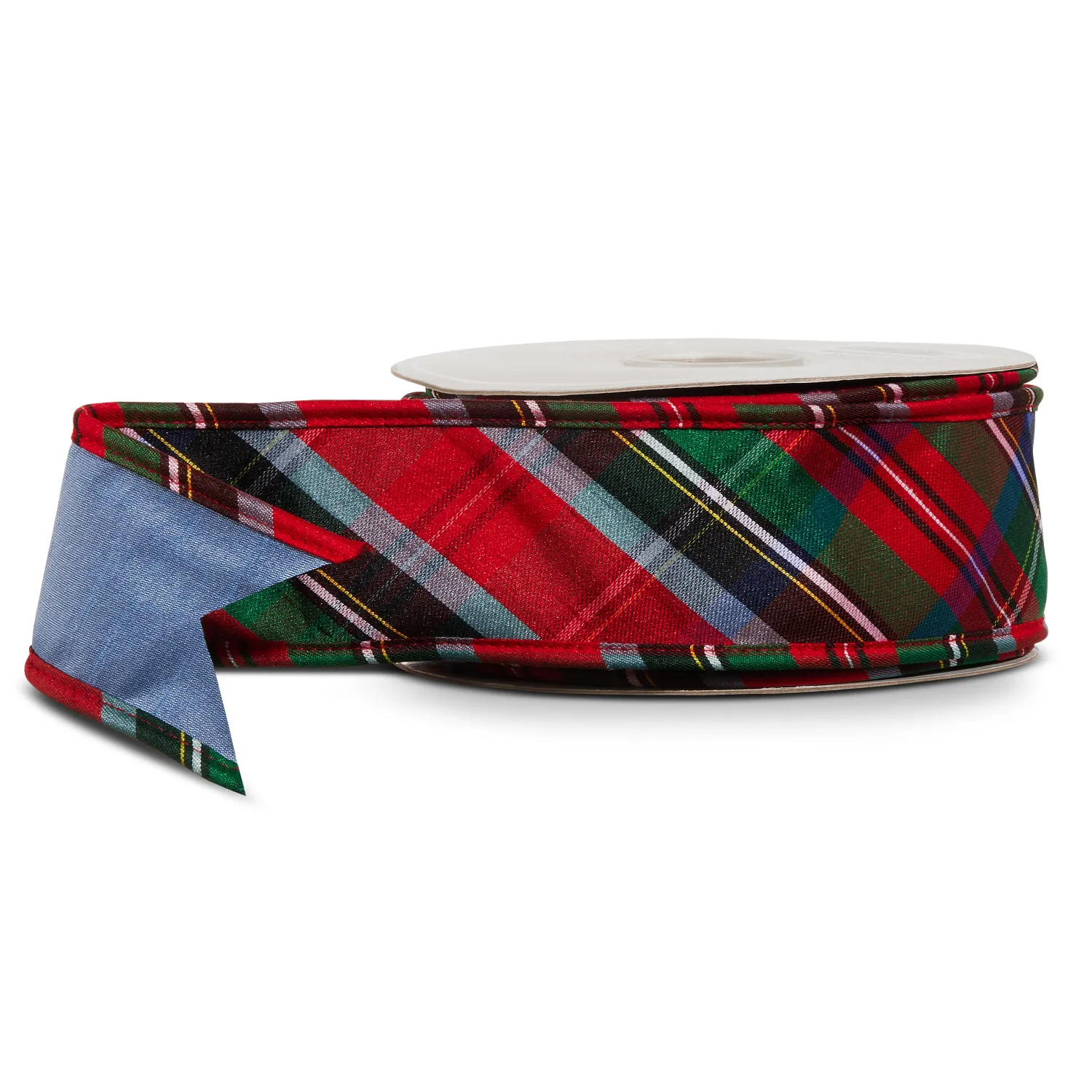 2.5" X 10 Yds Tartan Plaid Wired Ribbon