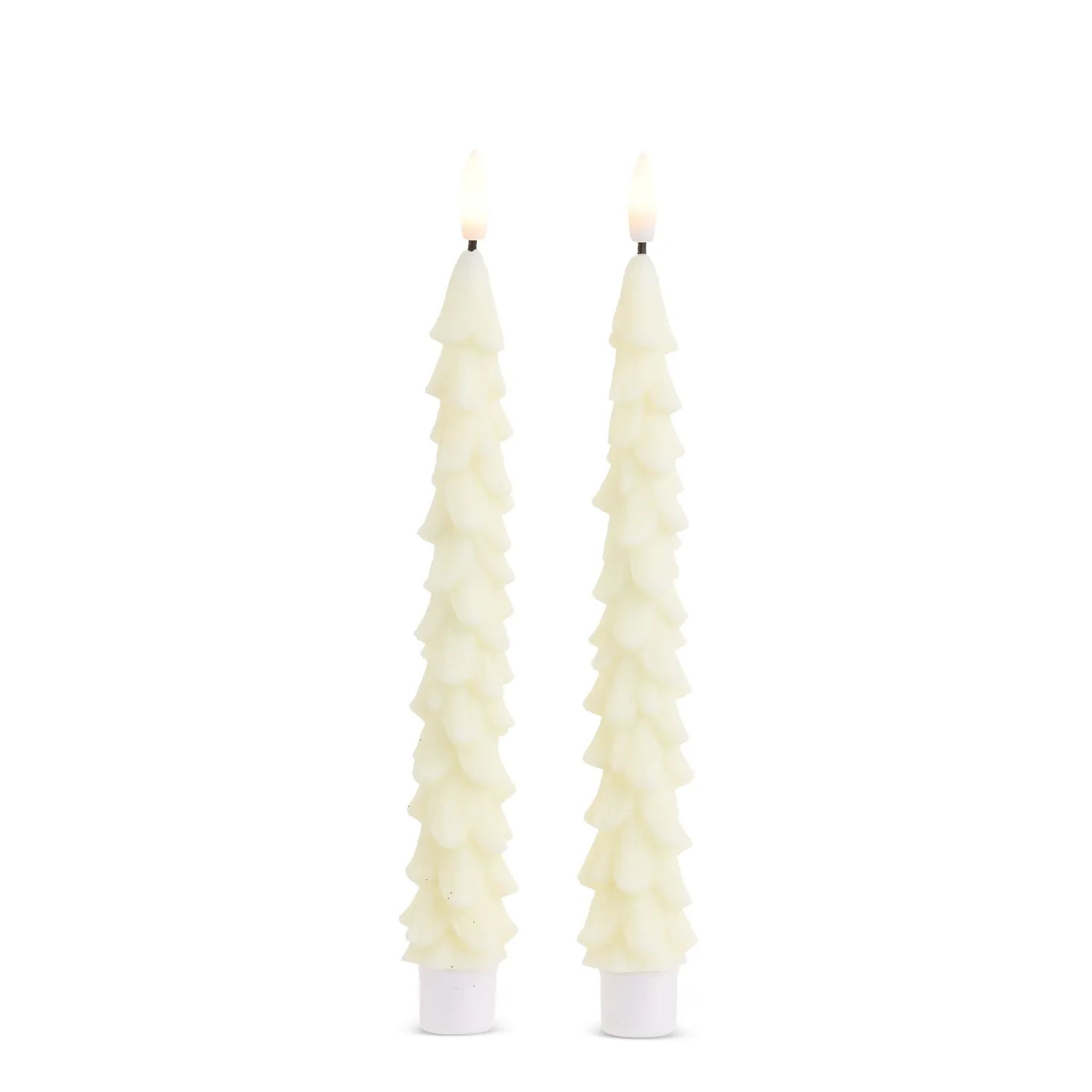 8.5" Ivory Tree Taper Candles