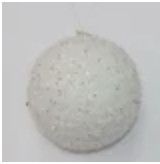 GLITTER BALL WHITE