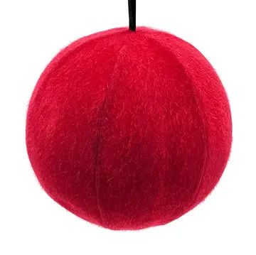 8" Red Velvet Ornament