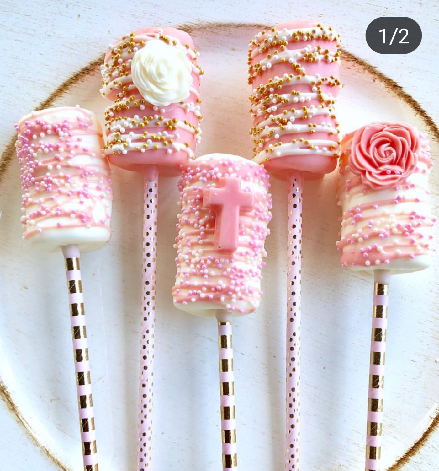 Bombones de Marshmalows Doble