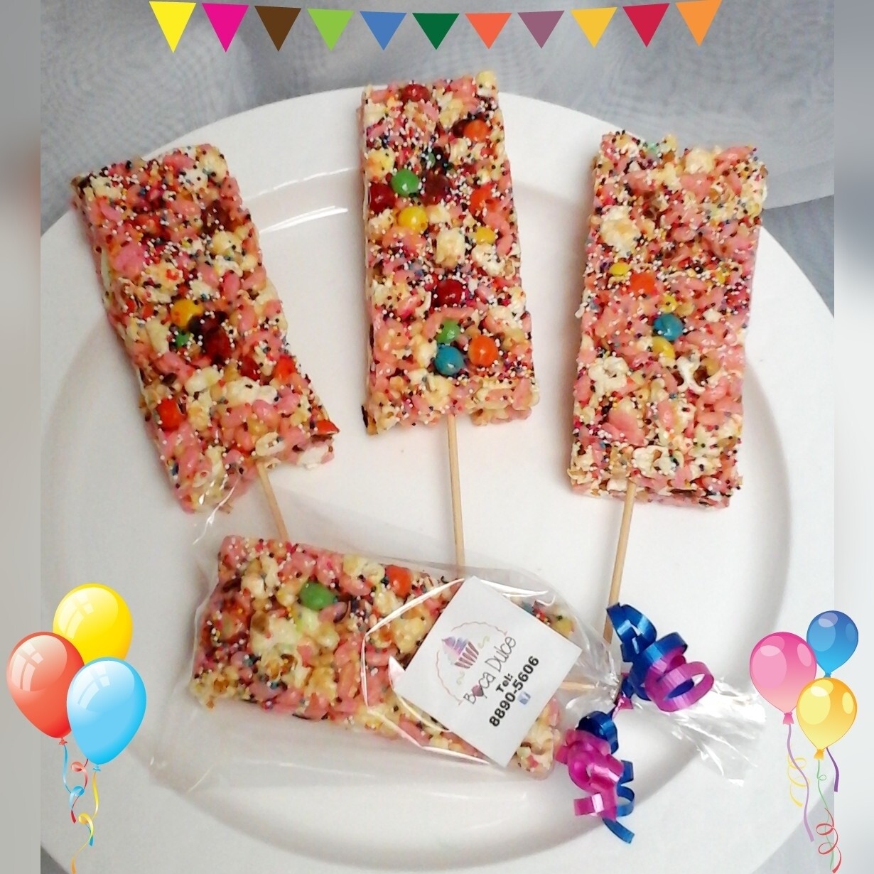 Paletas de Palomitas de Maíz 