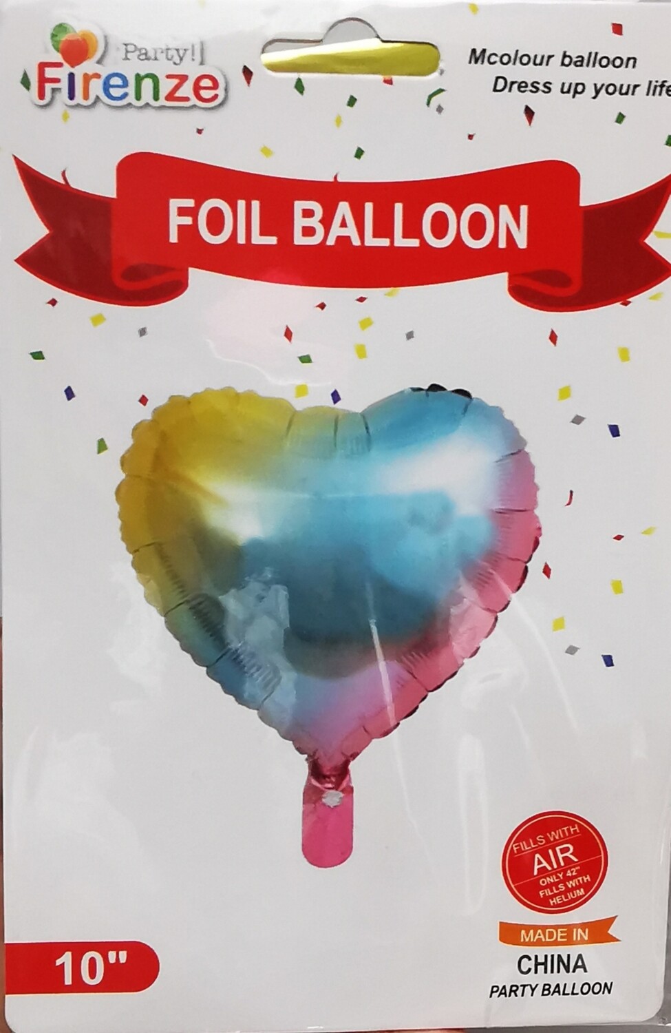 Globo Metálico Corazón