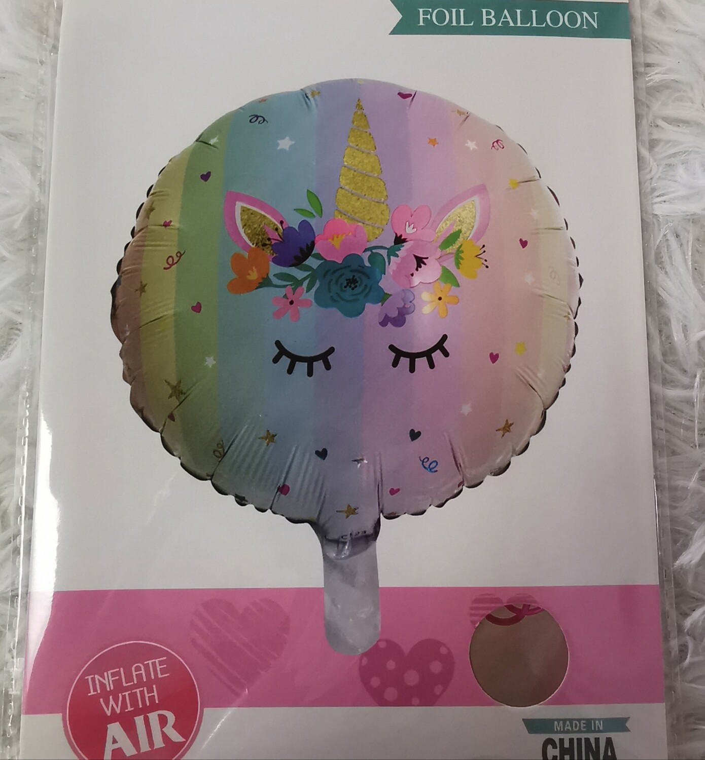 Globo Metálico Grande UNICORNIO 