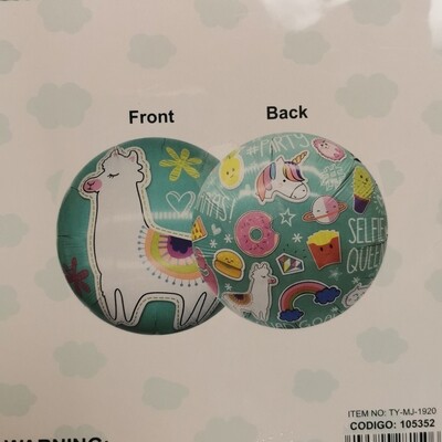 Globo Metálico Llama 