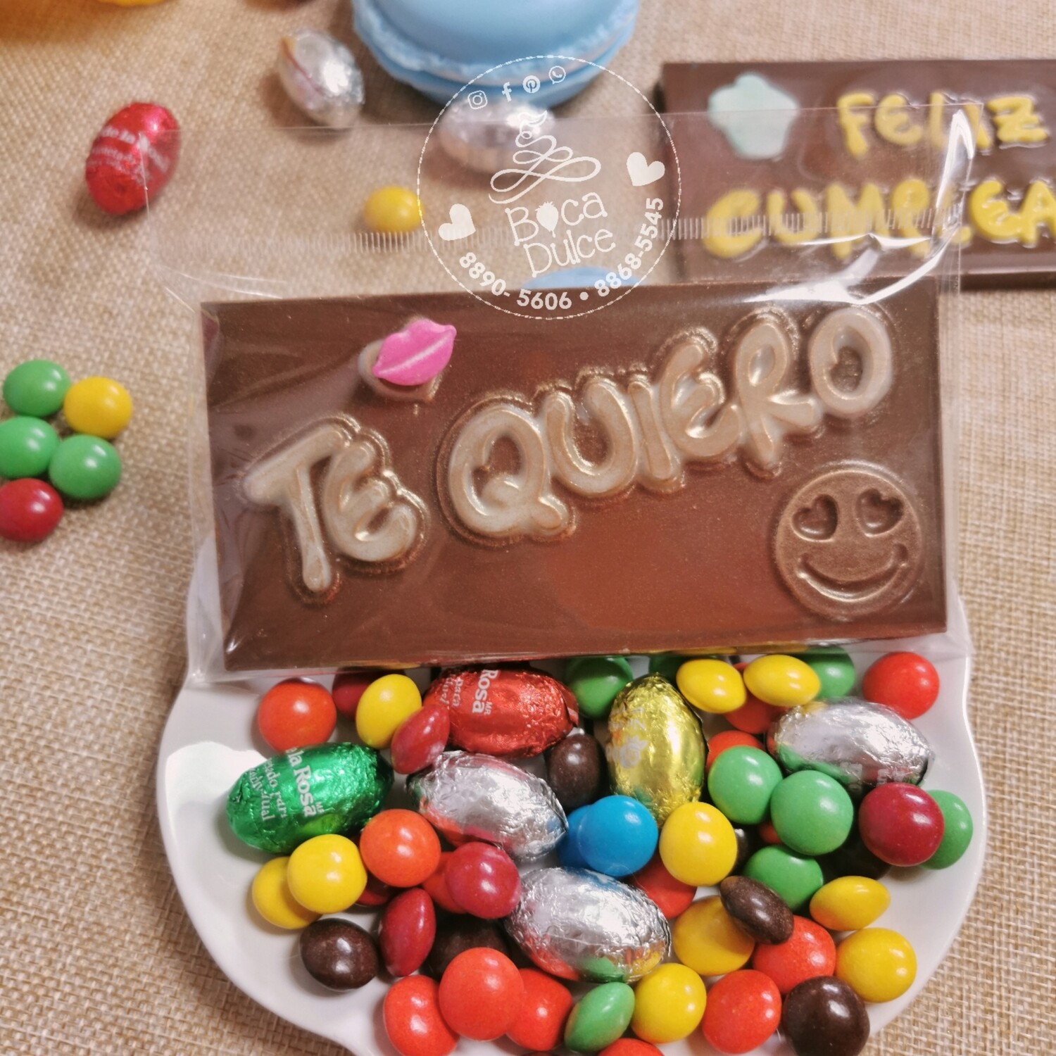 Tableta de Chocolate &quot;TE QUIERO&quot; 