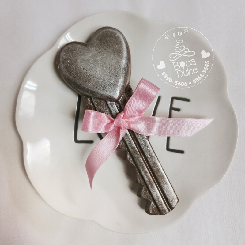Chocolate llave del corazón (Grande)