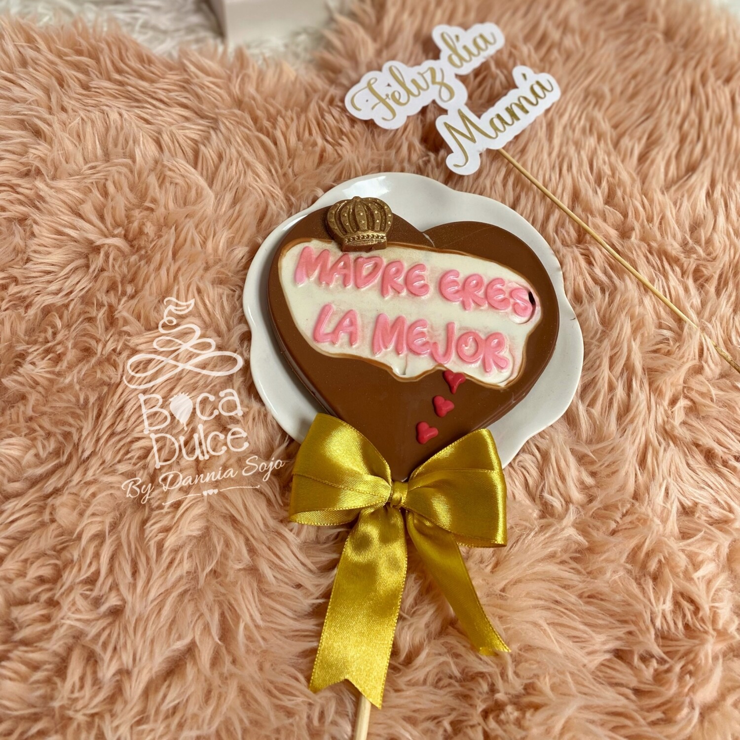Chocolate  Corazón Mamá Eres La Mejor