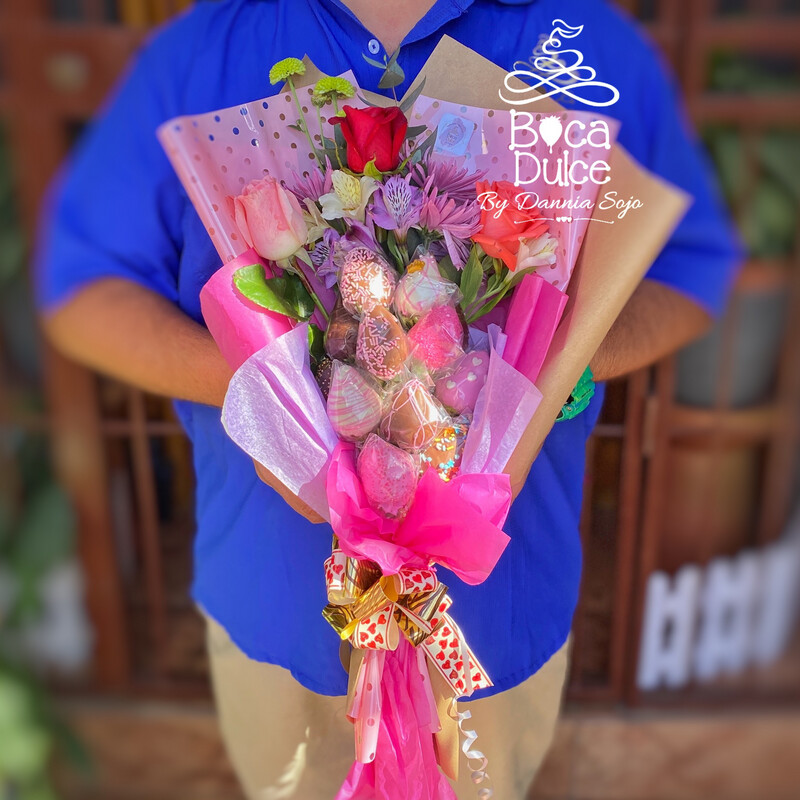 LOVE BOUQUET + 3 rosas