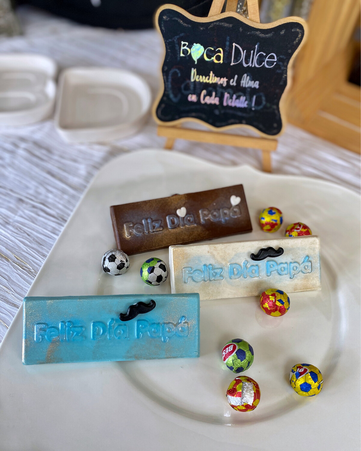 Tableta de Chocolate &quot;FELIZ DÍA PAPÁ&quot; . 