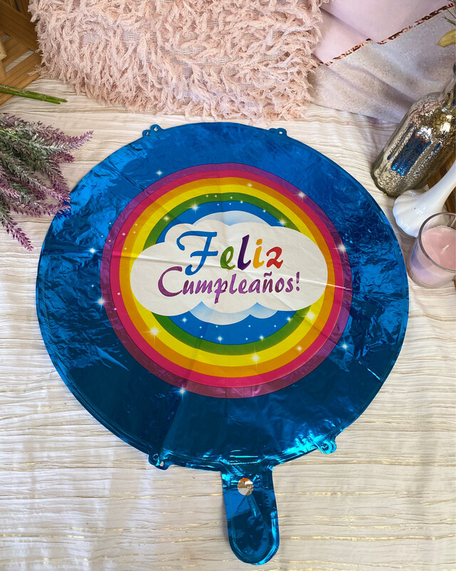 Globo Metalico Feliz Cumpleaños para Caballero