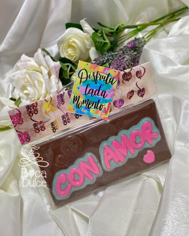 Tableta de Chocolate Con Texto