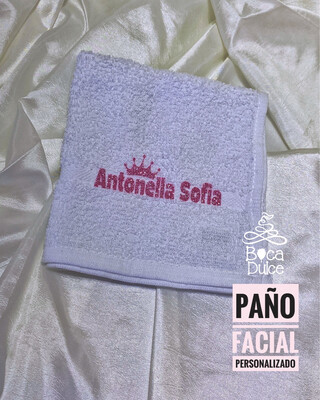 PAÑO FACIAL PERSONALIZADO 