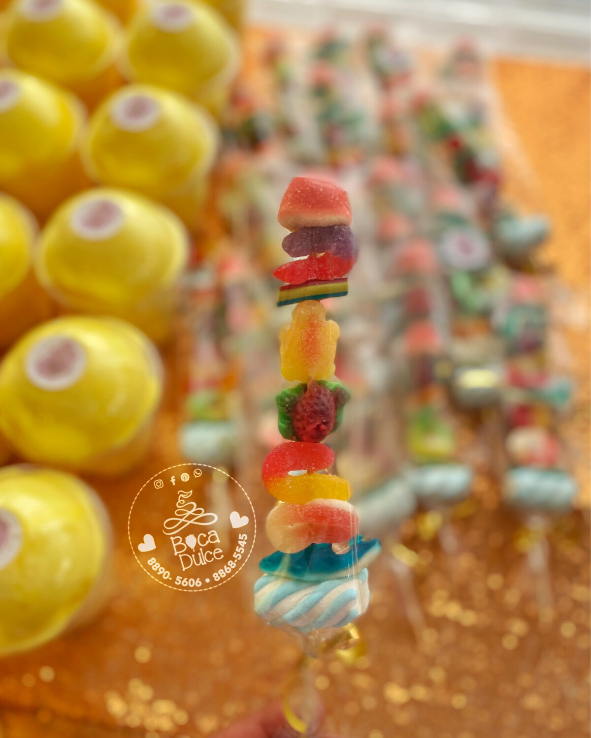 Pinchos de Gomitas.
