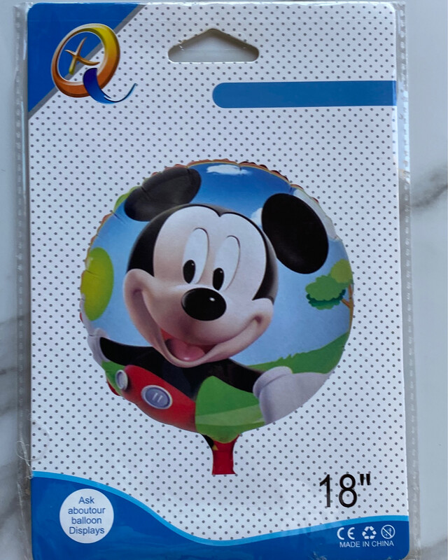 GLOBO METÁLICO GRANDE DE MICKEY MOUSE 